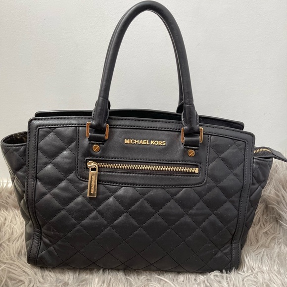 Michael Kors Collection Bags Michael Kors Medium Quilted Black Tote
